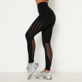 LOGO MELHA DE MESH LOGO CUSTOS Leggings ioga compressão de altas pernas da cintura Leggins respiráveis ​​para mulheres